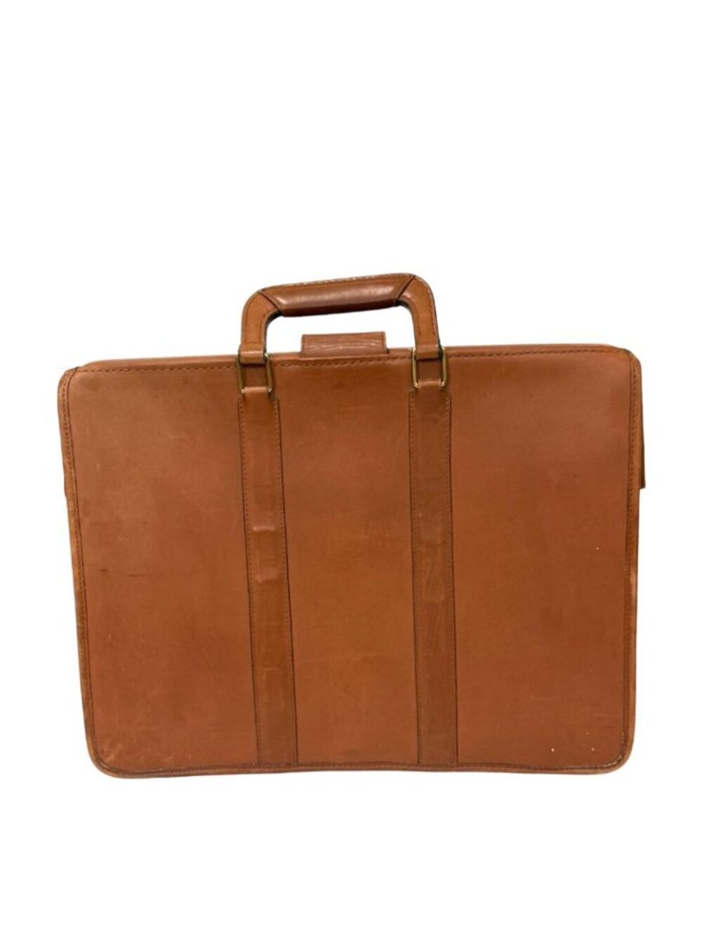 Vintage Coach Doctor Bag Briefcase British Tan Leather Framed 17x13x6 No Key USA - Picture 5 of 16